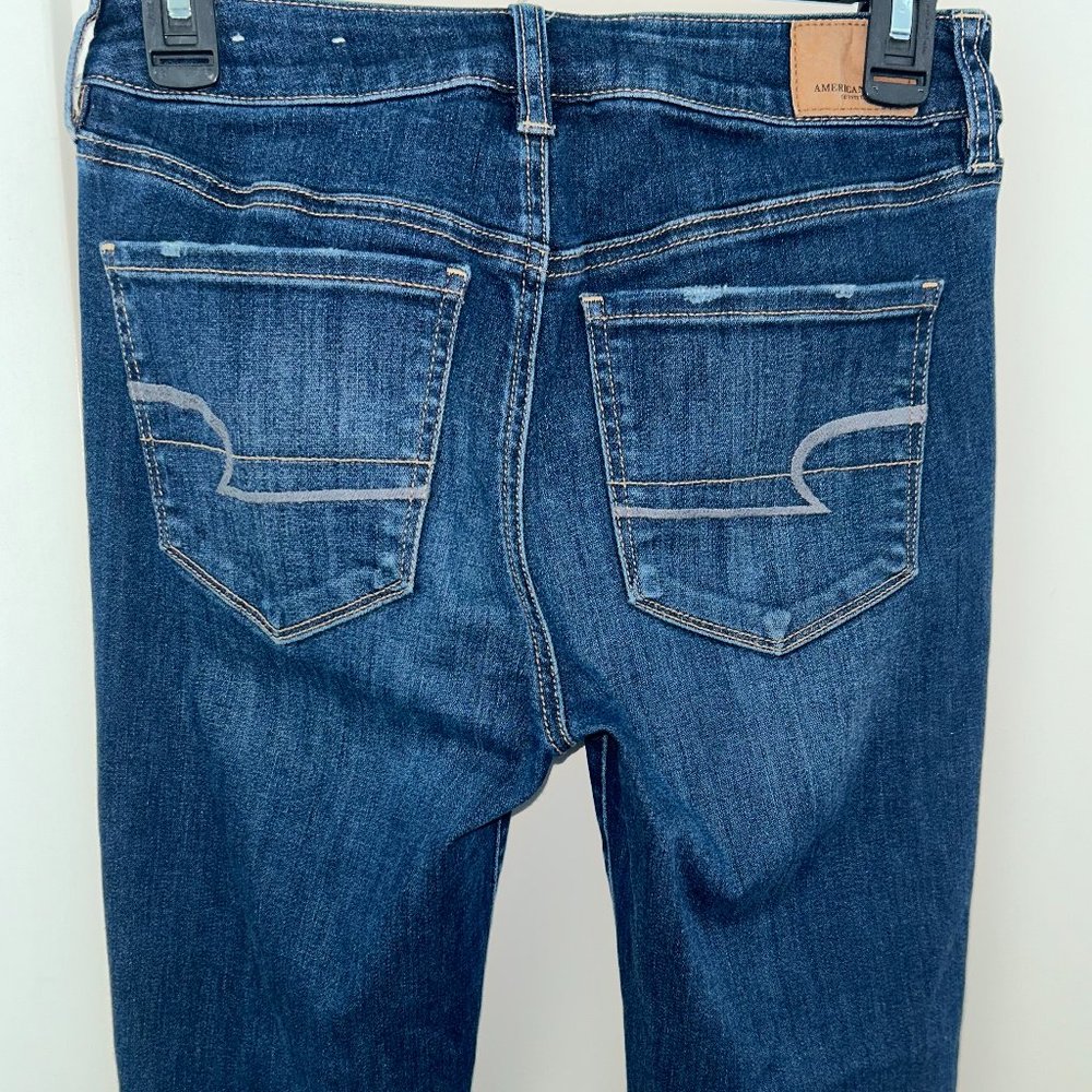 American Eagle super stretch X hi-rise jegging jeans sz 6 x-long EUC LN - Picture 5 of 9